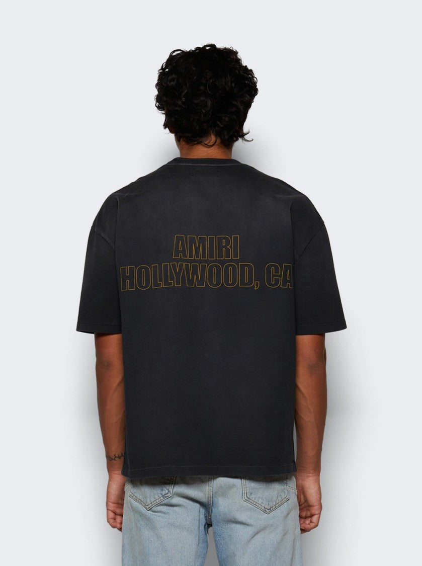 Amiri Vintage Eagle Oversized Tee Black