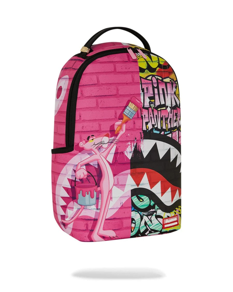 Sprayground Vibrant Graffiti-Inspired Backpack With Velvet-Lined Compartments