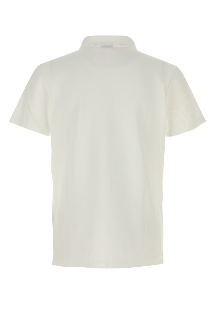 Paul & Shark Classic White Polo Shirt With Traditional Collar
