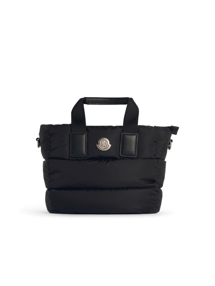 Moncler Small 'Caradoc' Black Nylon Bag