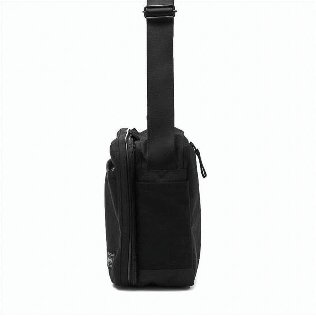 Porter Rectangular Black Crossbody Bag With Adjustable Strap