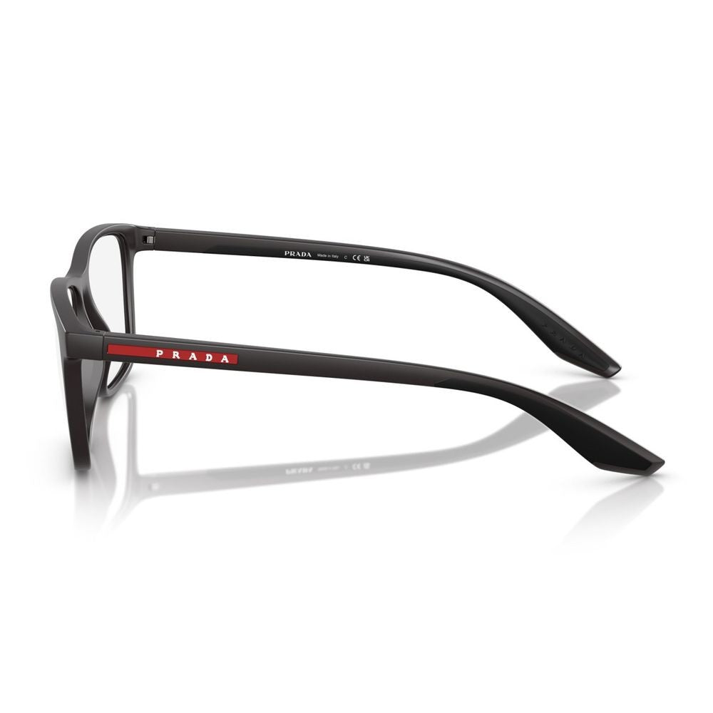 Prada Linea Rossa Ps 01Qv Matte Grey Nylon Rectangular Eyeglasses