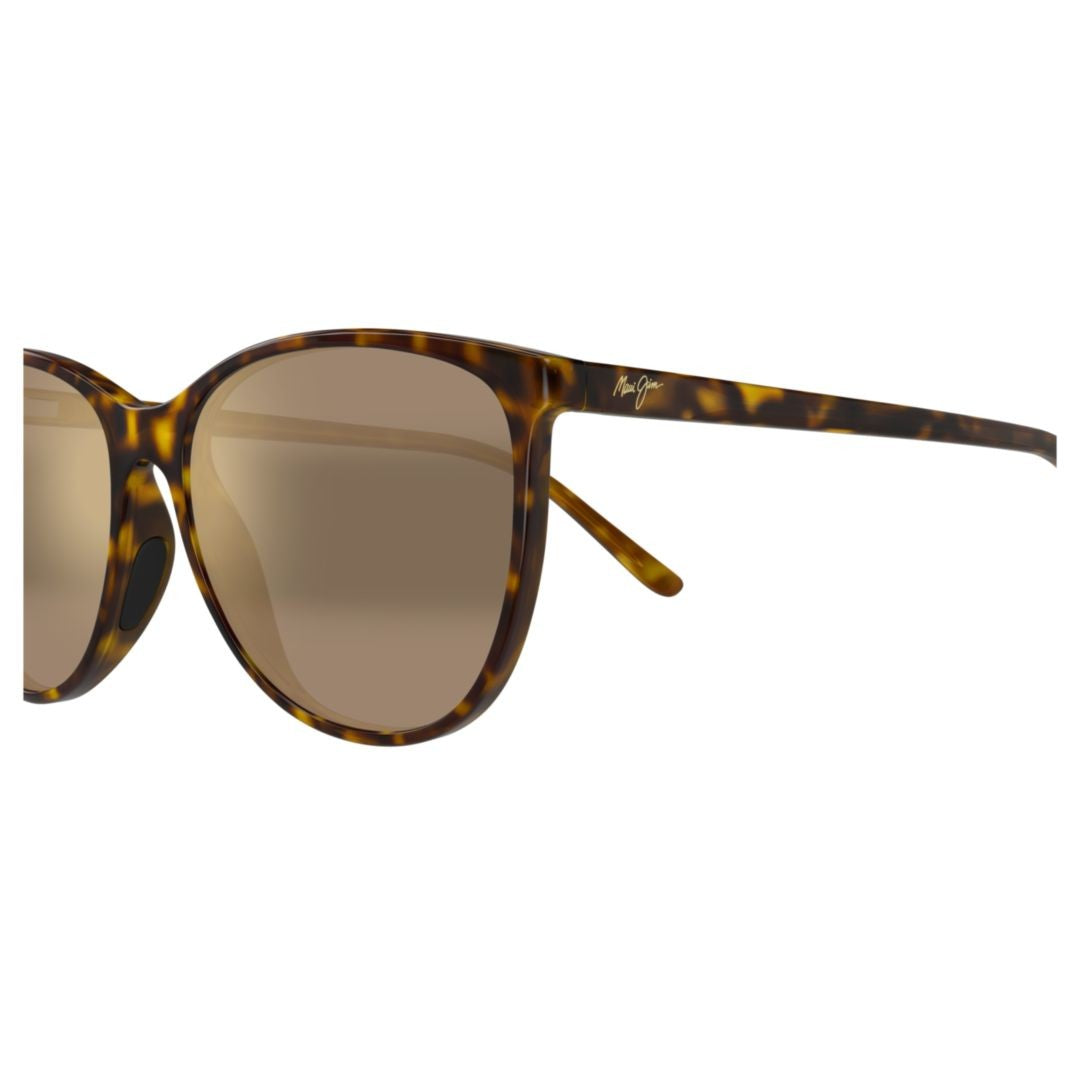 Maui Jim Ocean Classic Tortoiseshell Rounded Frame Sunglasses