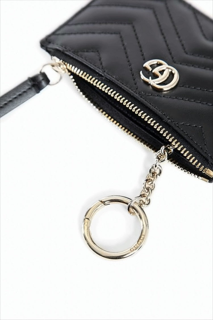 Gucci Rectangular Leather Keyring Pouch
