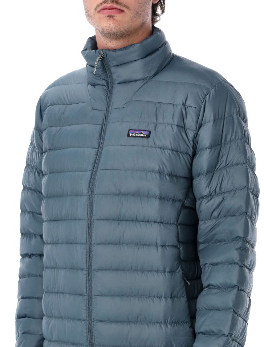 Patagonia Padded Quilted High-Collar Down Jacket