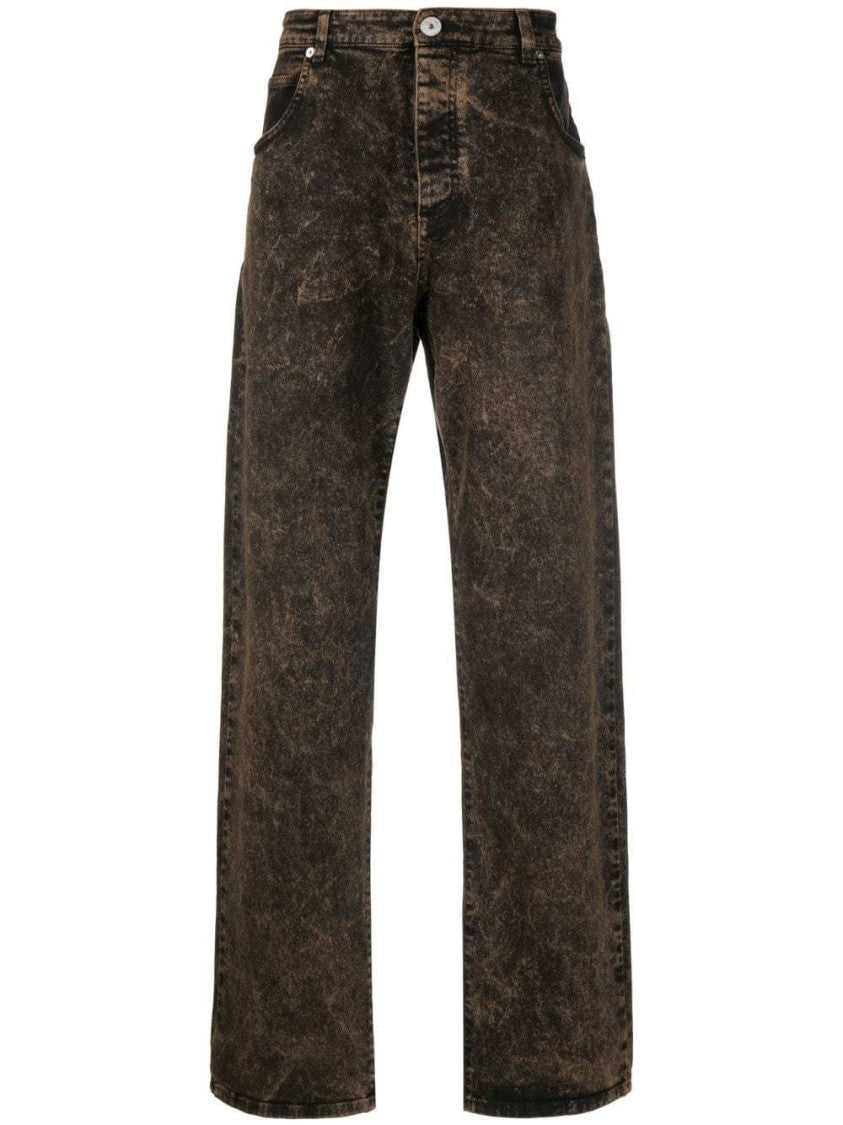 Balmain Distressed-Effect Dnim Denim Jeans