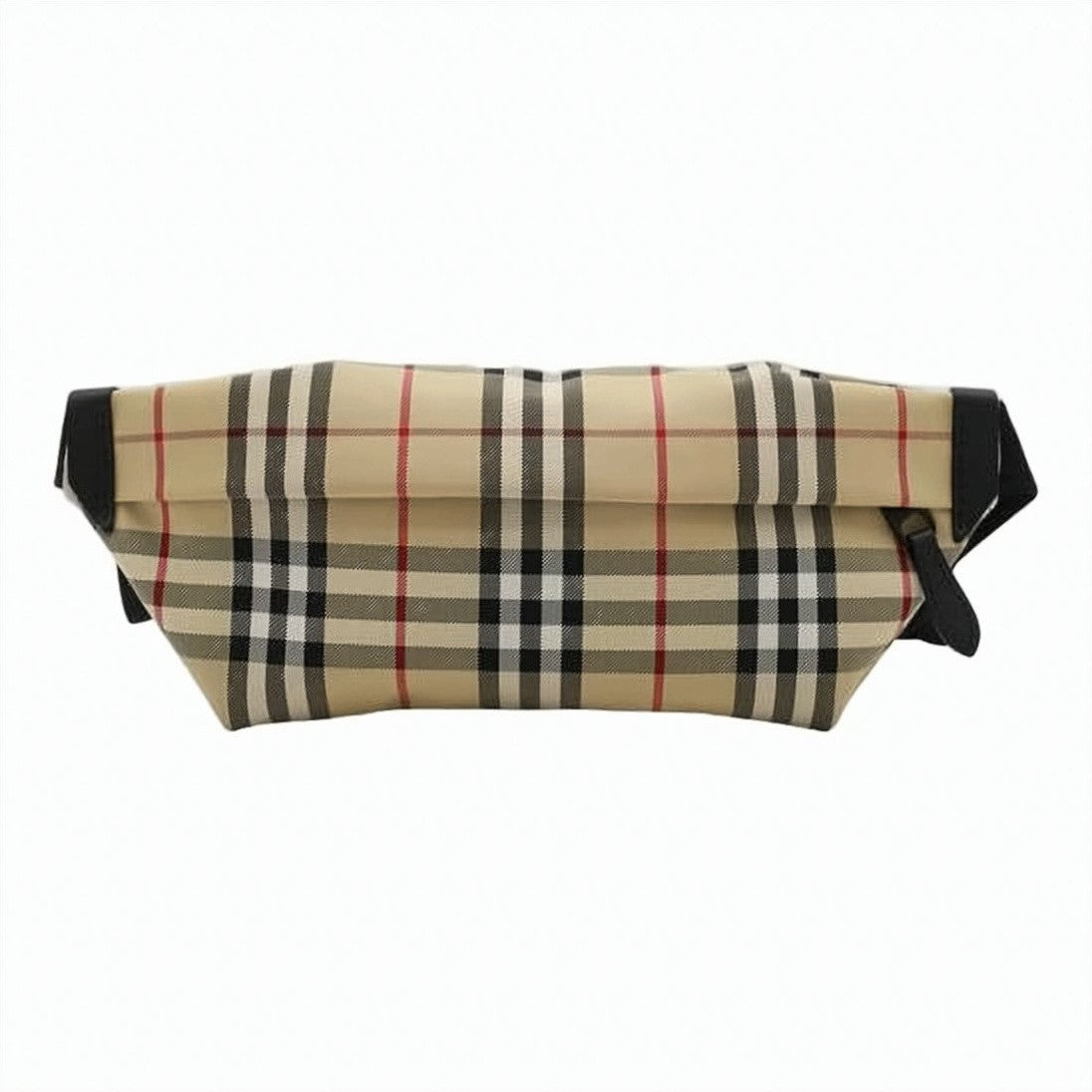 Burberry Burberry Nylon Belt Bag With Classic Check Pattern