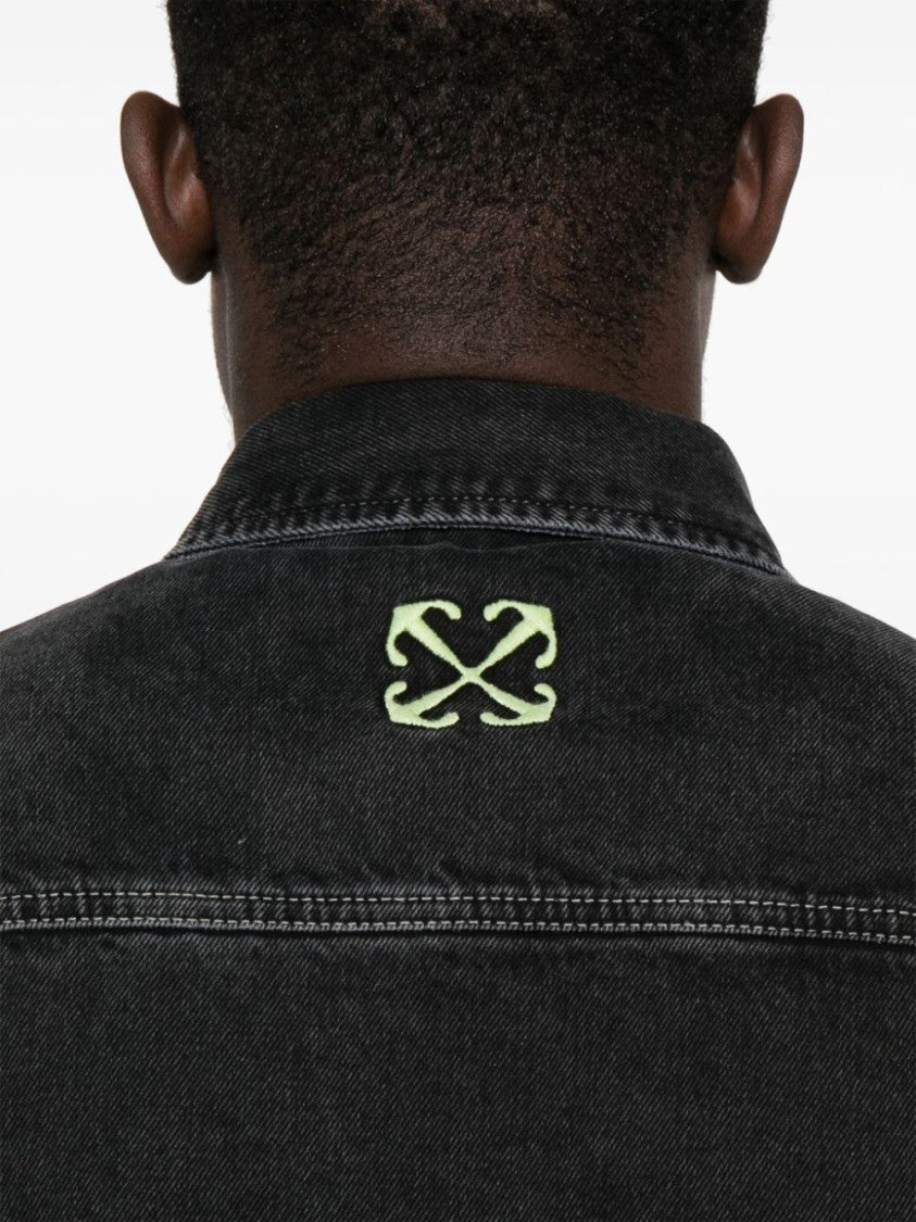 Off-White `Off Irreg` Denim Bowling Shirt