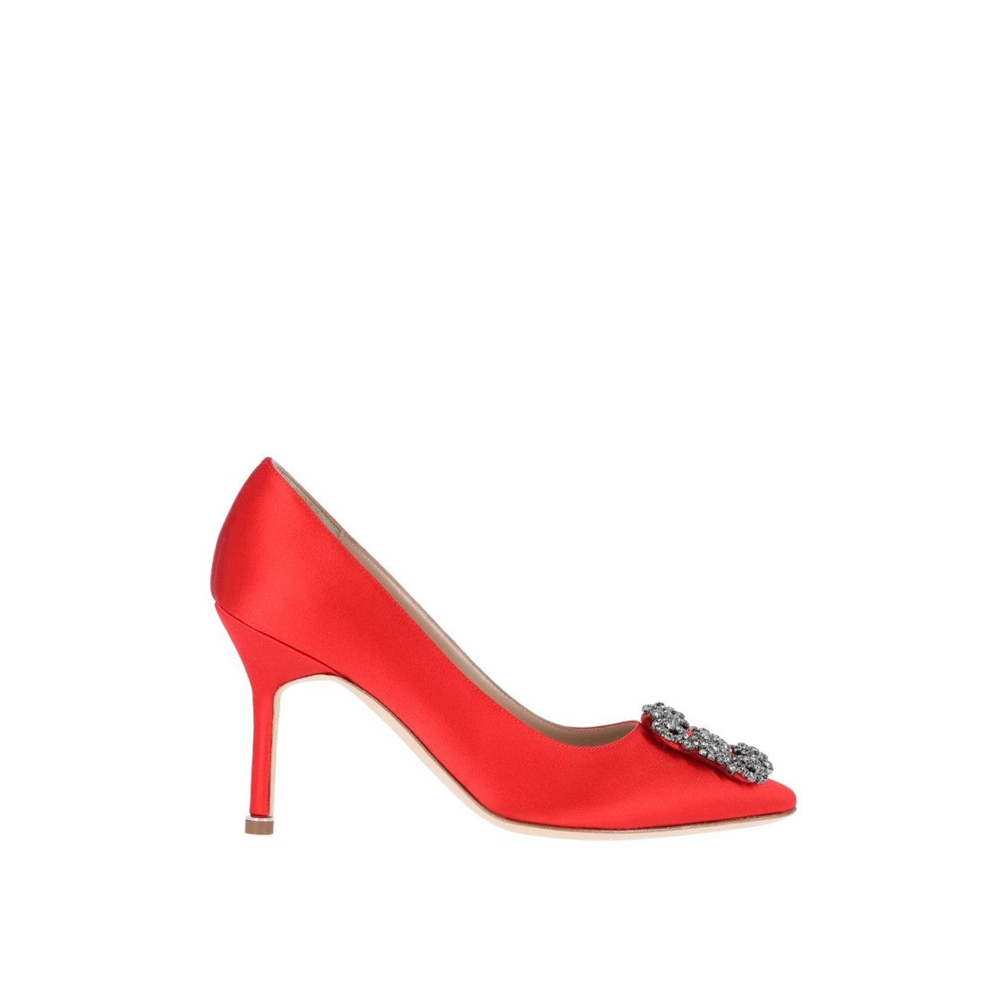 Manolo Blahnik Hangisi Satin Pumps