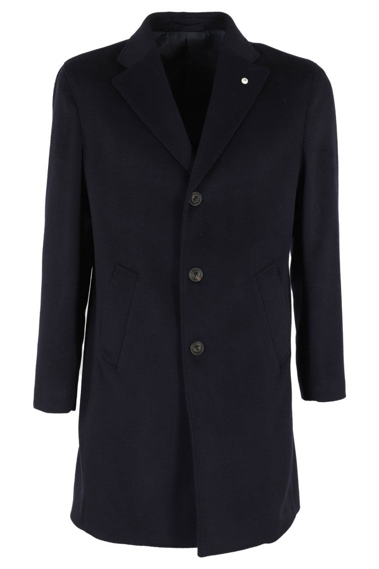 L.B.M. Cashmere Coat With Classic Lapels