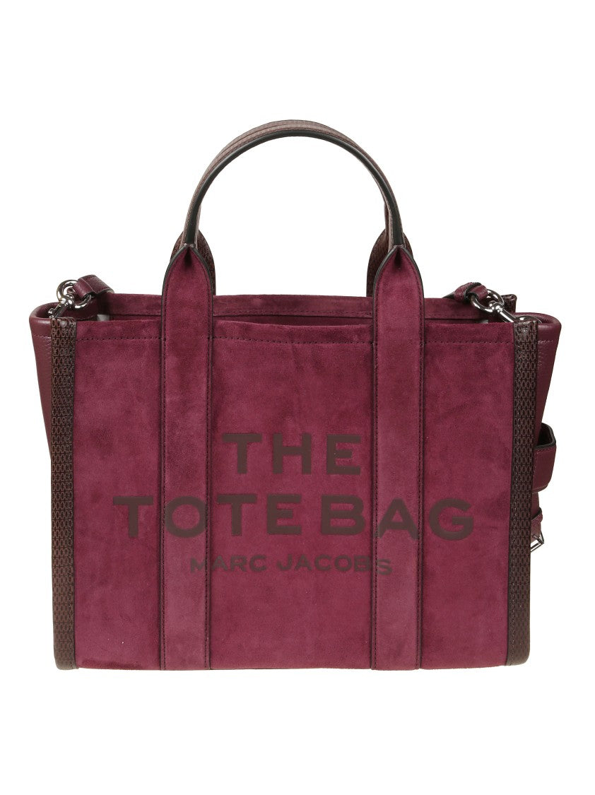 Marc Jacobs Structured Purple Bag With Design