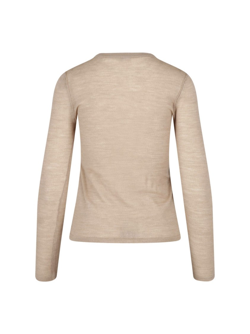Aspesi Brown Virgin Wool Sweater