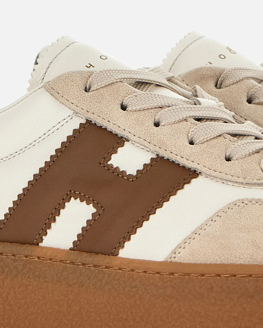 Hogan Cool Ivory/Beige/Brown Sneakers