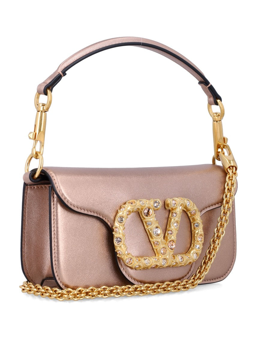 Valentino Garavani Loco Crystal V Handbag