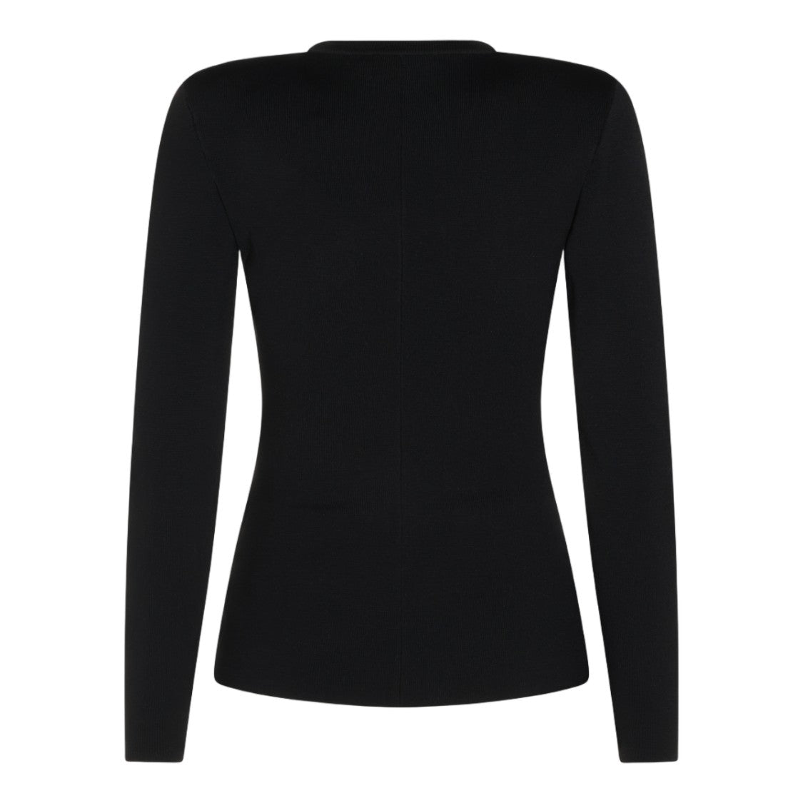 Elisabetta Franchi Fitted Side-Pocket Zipper Sweater