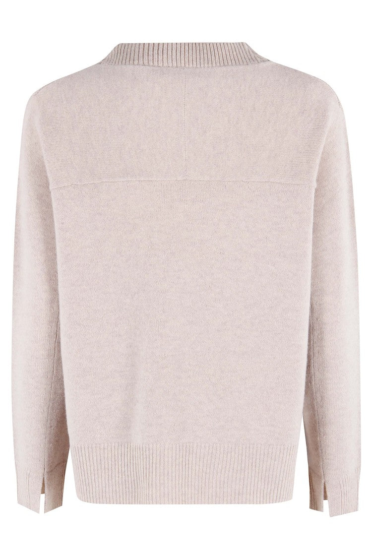 Maison Kitsuné Merino Wool Comfort V-Neck Jumper