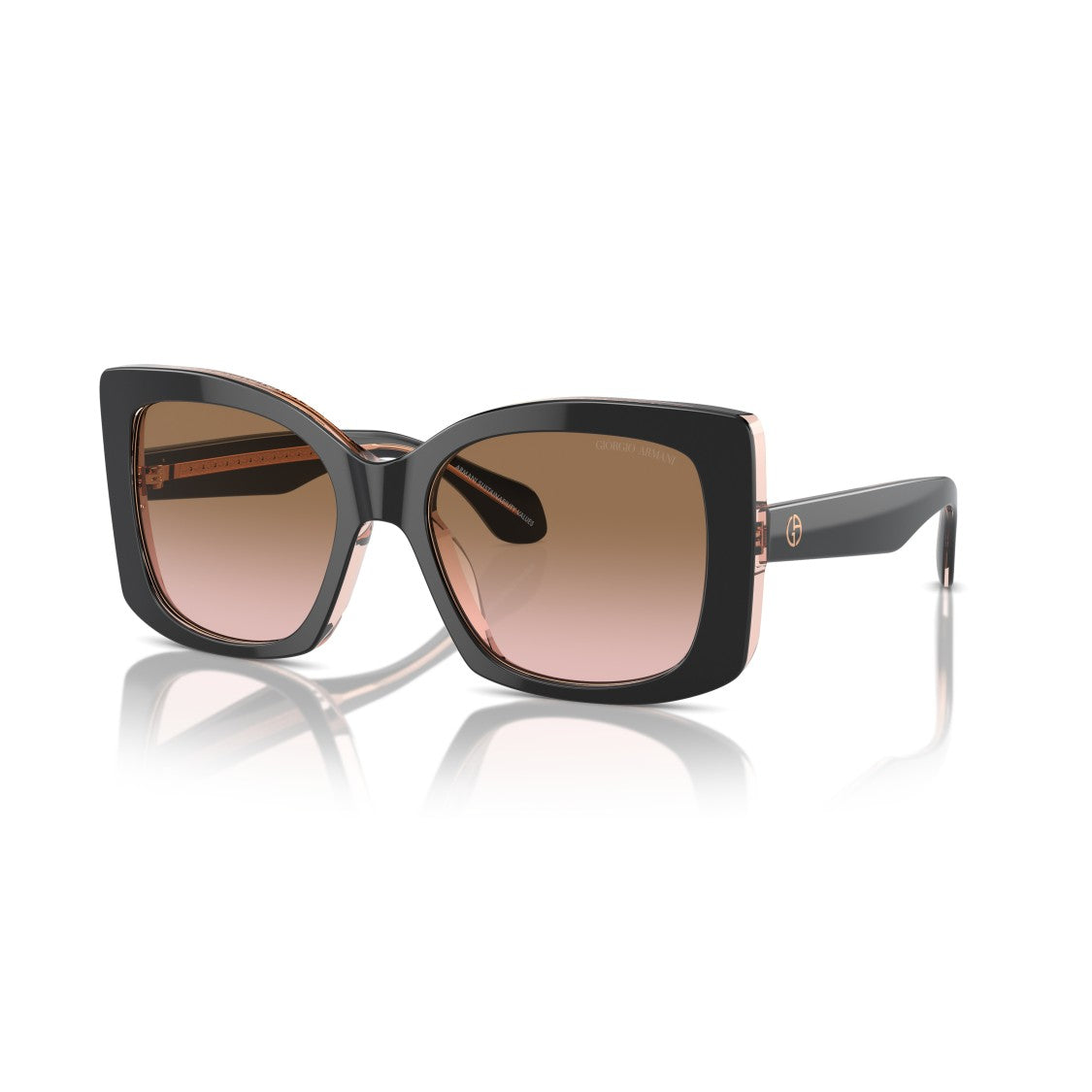 Giorgio Armani 0Ar8208u Oversized Square Acetate Sunglasses With Gradient Lenses