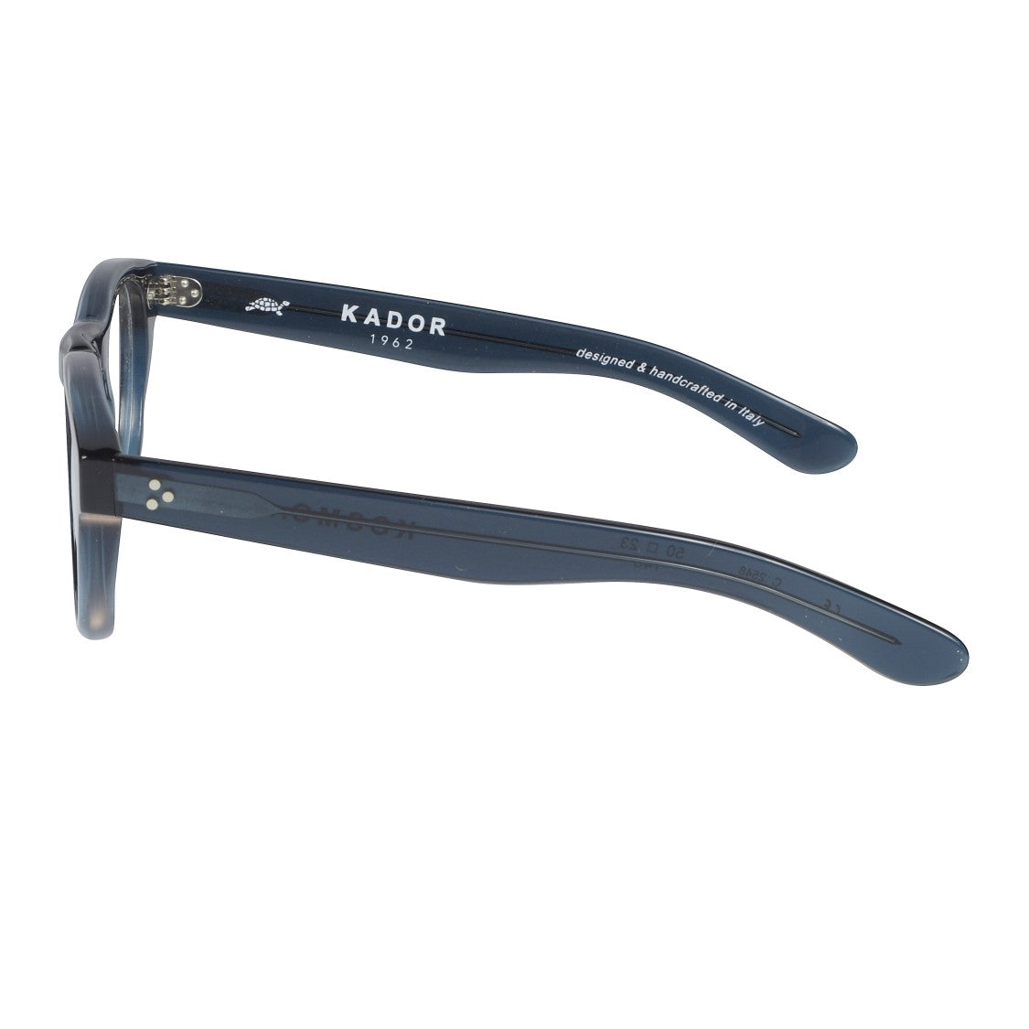 Kador Kosmo/N Translucent Dark Blue Rectangular Frame Eyeglasses