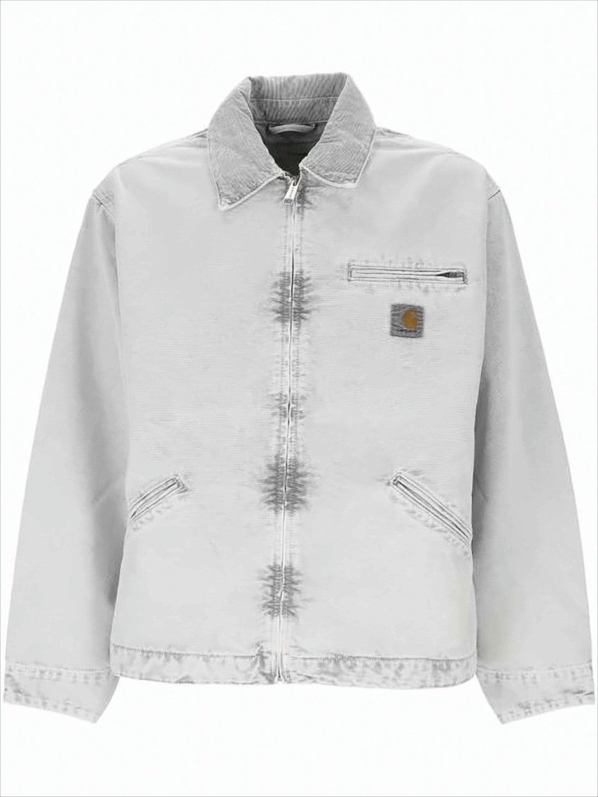 Carhartt Wip Casual Canvas Jacket With Corduroy Collar