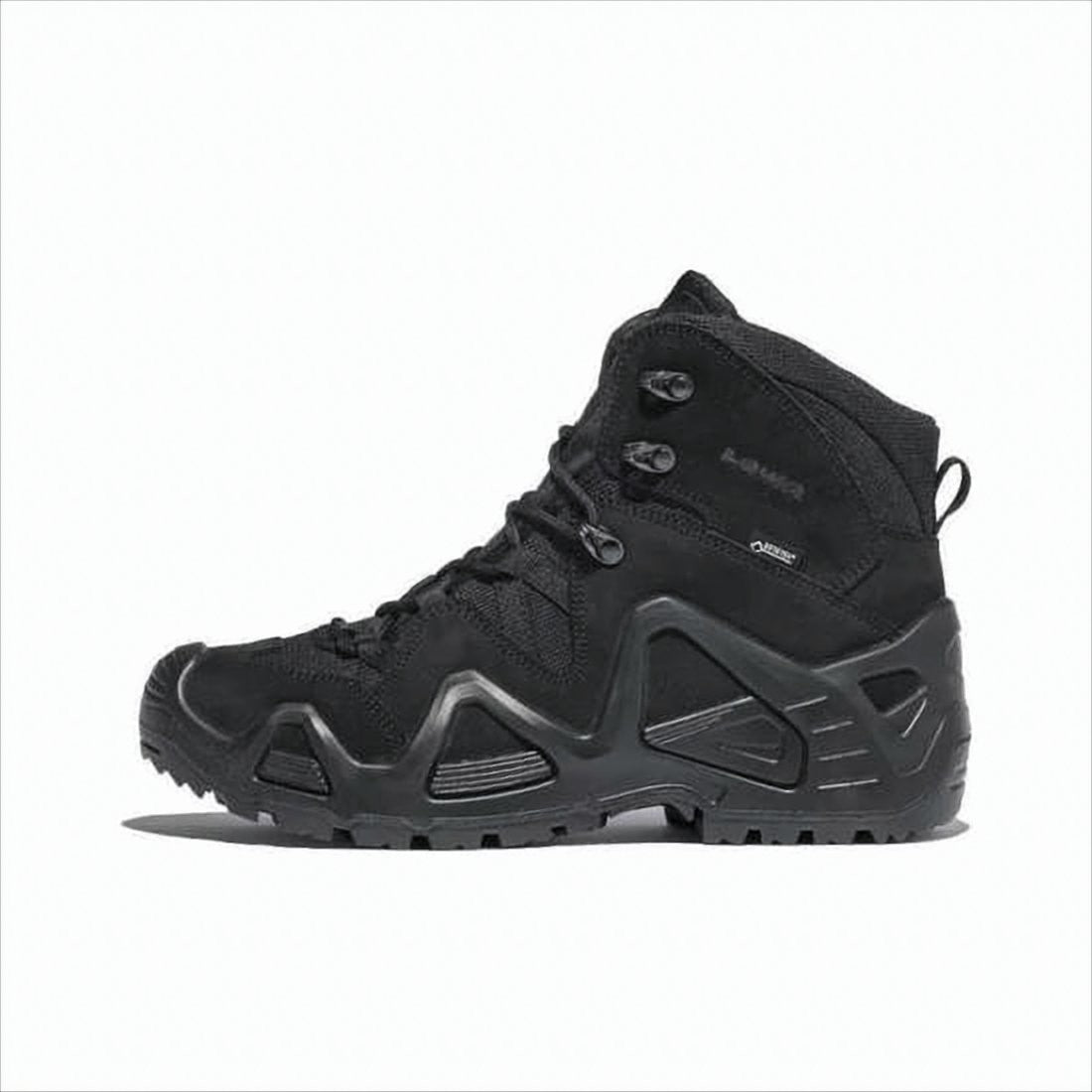 Lowa Rugged High-Top Boots With Suede