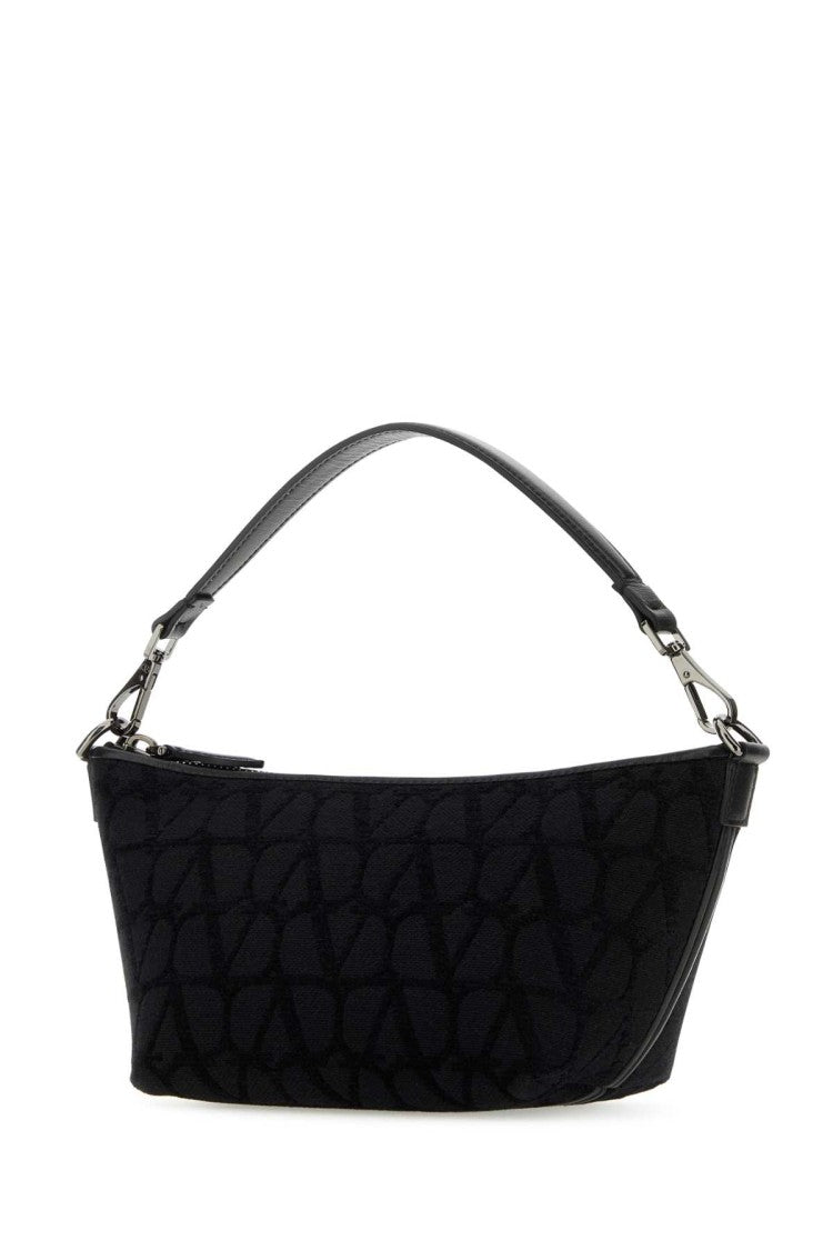 Valentino Garavani Toile Iconographe And Leather Handbag