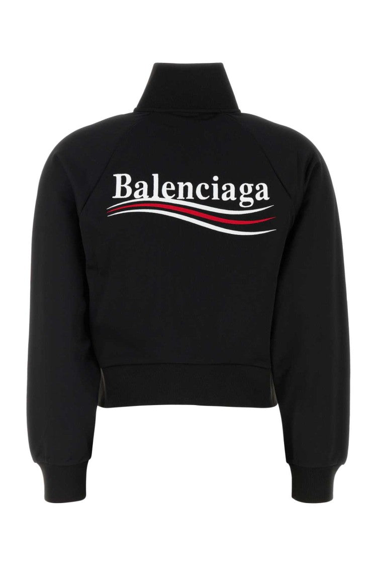 Balenciaga Black Nylon Ben Sweatshirt