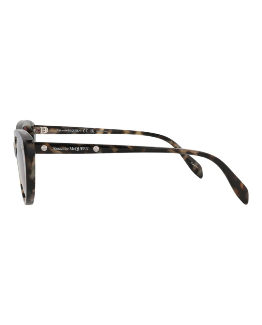 Alexander Mcqueen Cat Eye-Frame Acetate Sunglasses With Saddle Nose Bridge