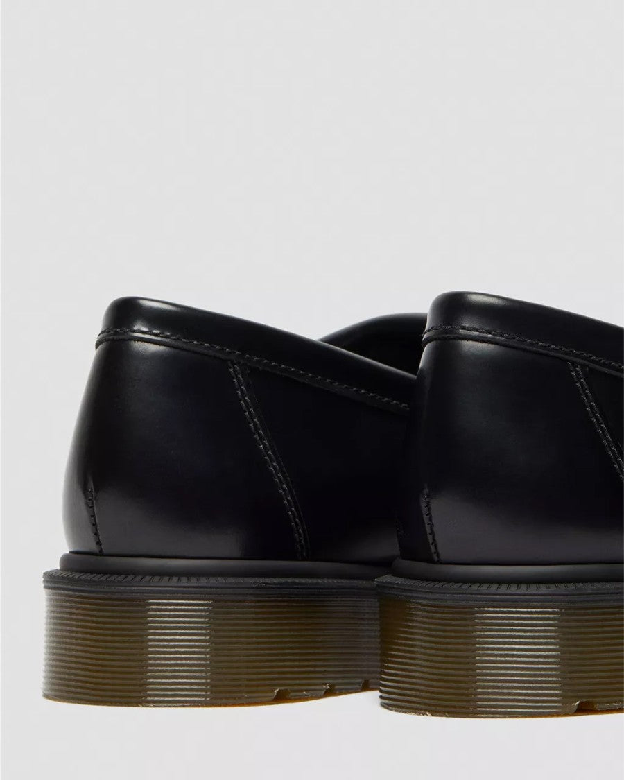 Dr. Martens Adrian Black Polished Smooth Moccasin