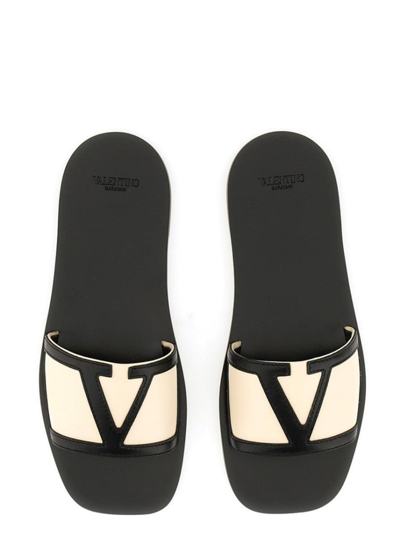 Valentino Garavani Viva Superstar Slide Sandal With Oversized 'V' Emblem