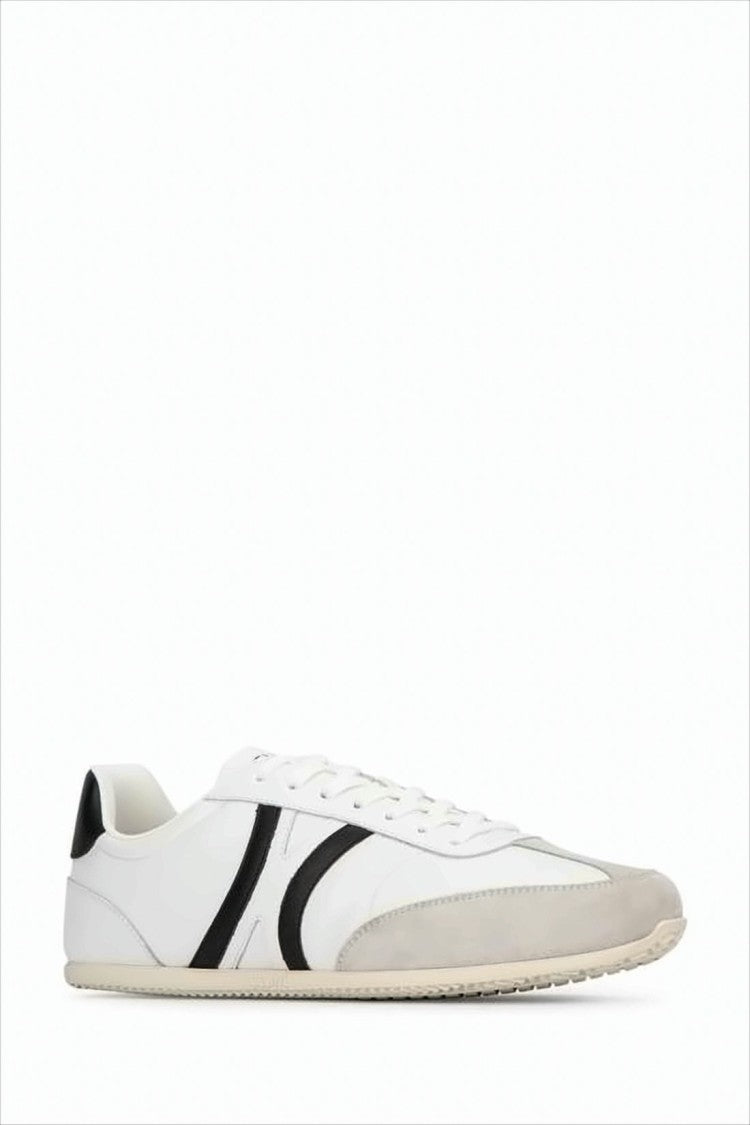 Celine Low-Top Sneakers With Suede Accents And Rubber Sole