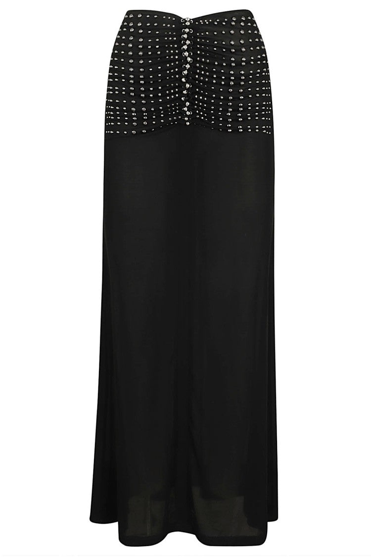 Rabanne Maxi Skirt With Front Drape