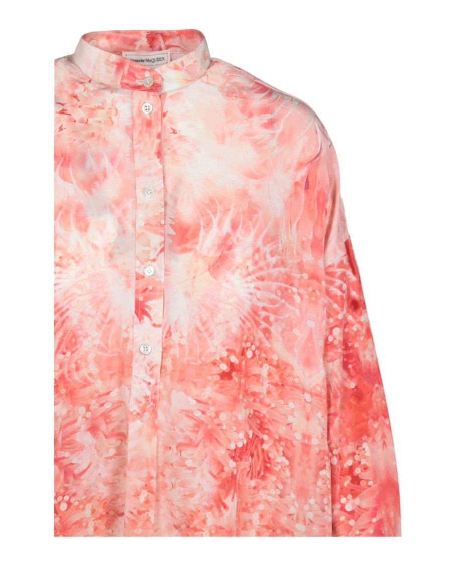 Alexander Mcqueen Silk Printed Tunic