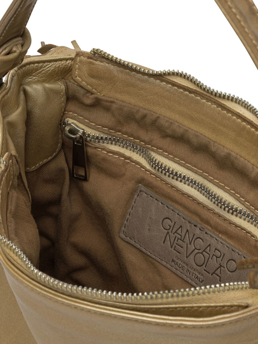 Giancarlo Nevola Woven Leather Shoulder Bag