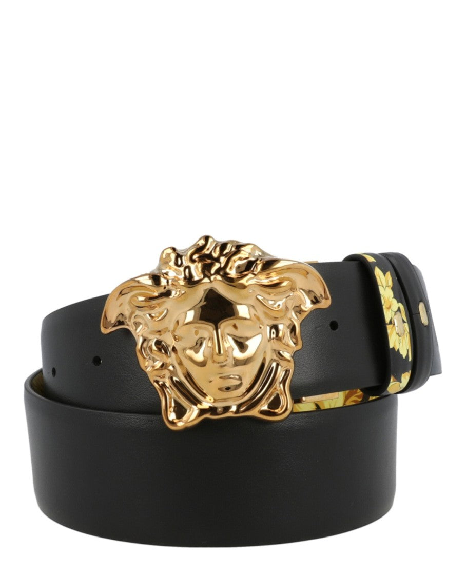 Versace La Medusa Reversible Leather Belt