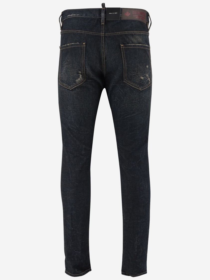 Dsquared2 Slim-Fit Dark Denim Jeans
