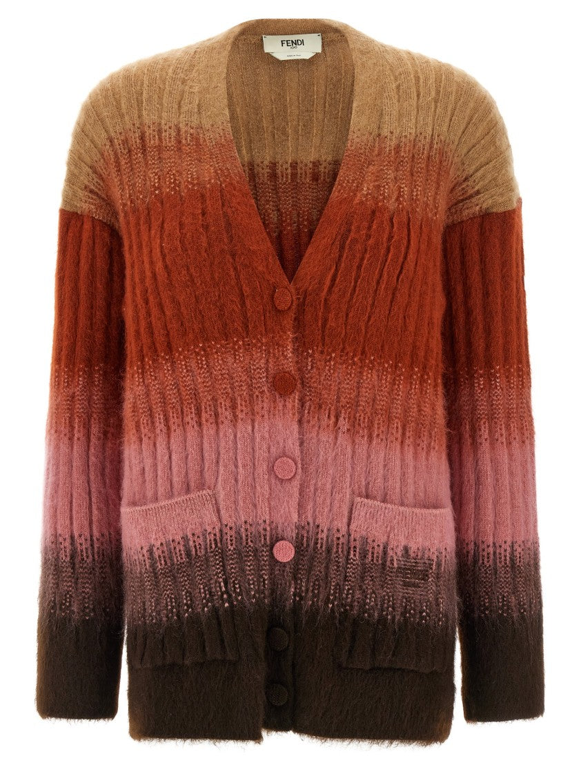 Fendi Vanisé Knit Cardigan