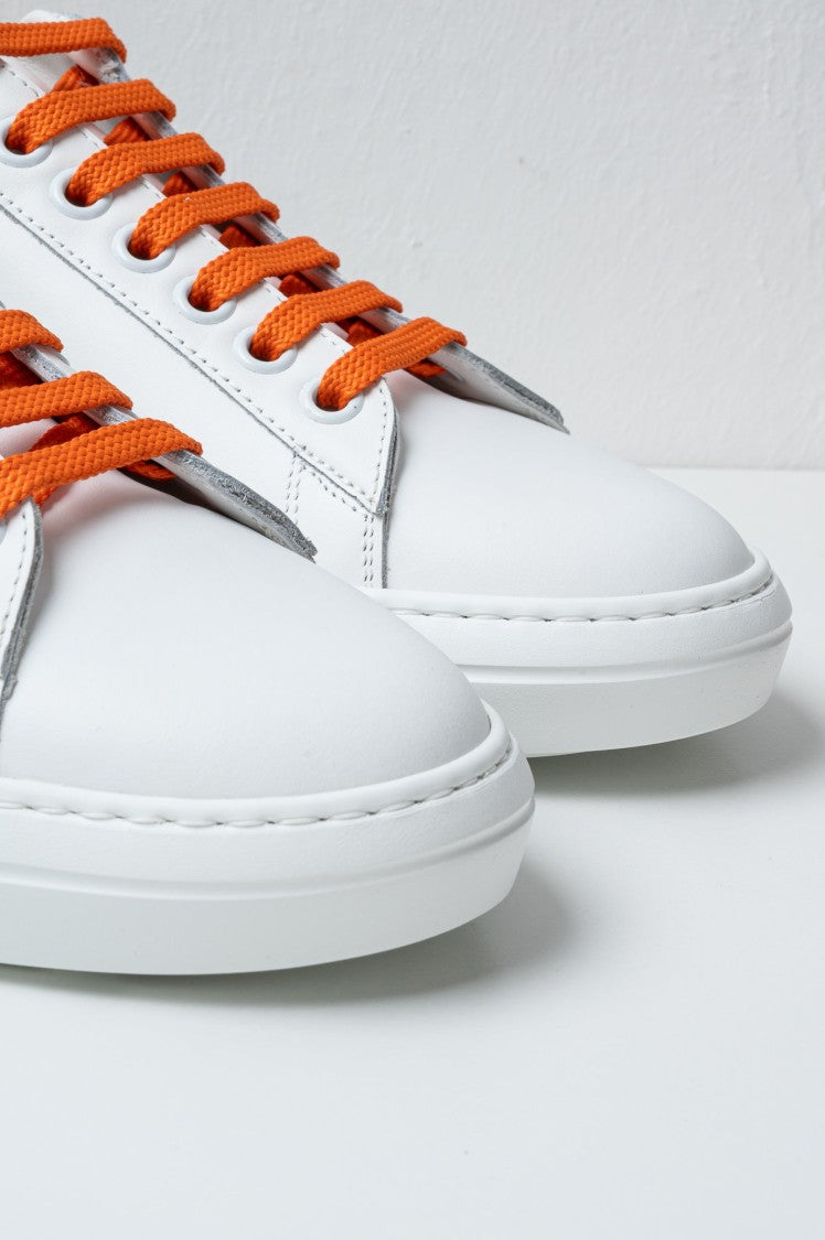 Pantofola D'oro White Court Classic Leather Sneakers