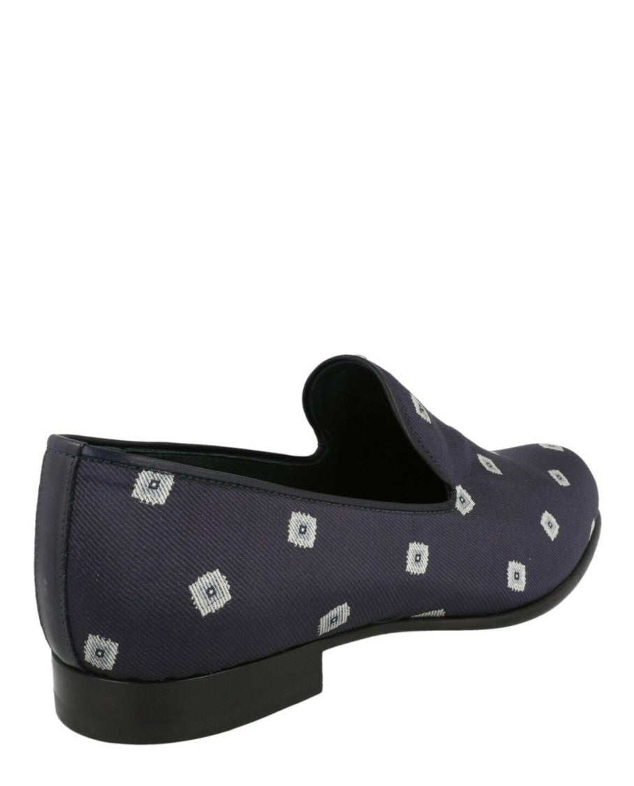 Brioni Geo Print Evening Loafers