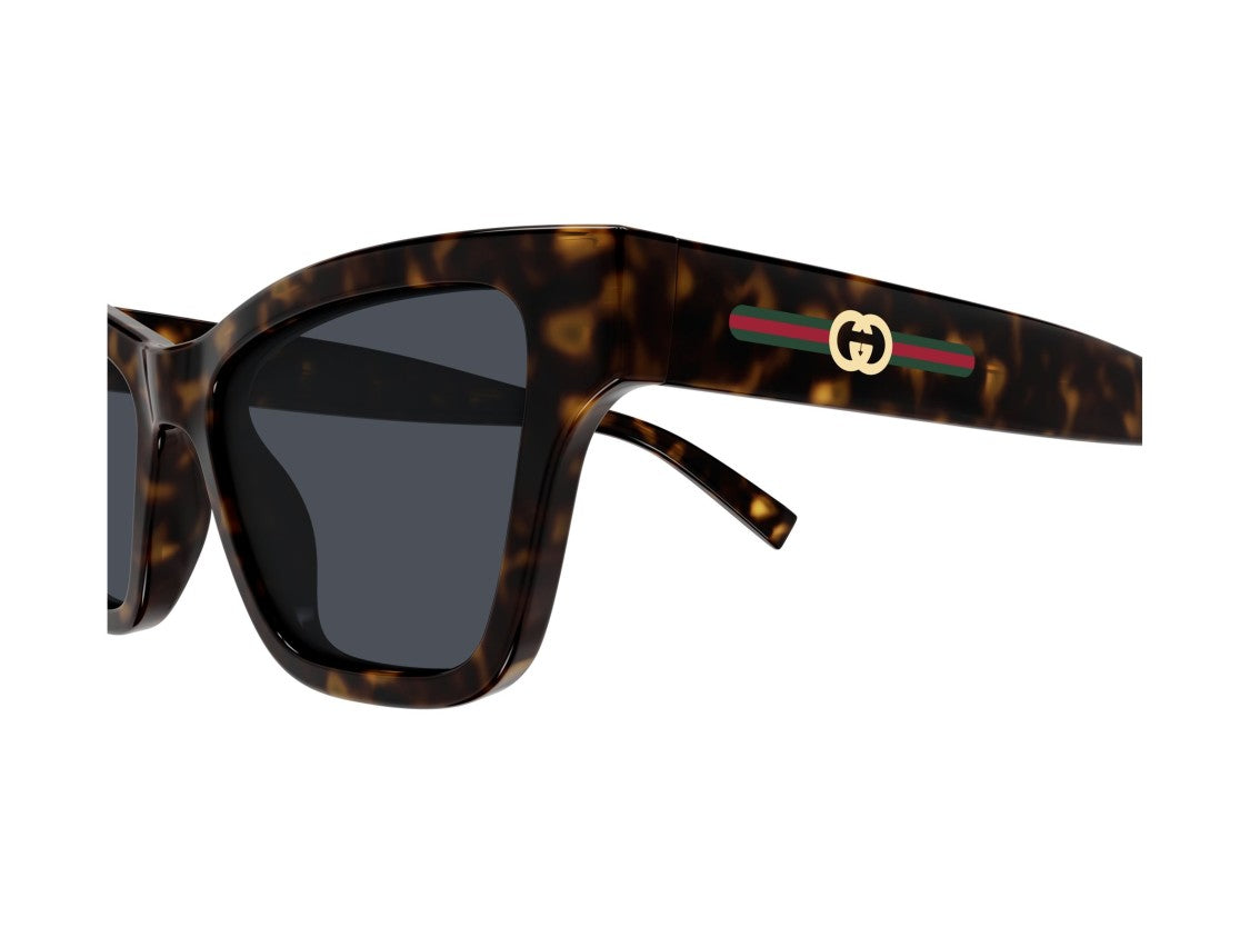 Gucci Gold Gg1982s Tortoiseshell Oversized Square Sunglasses