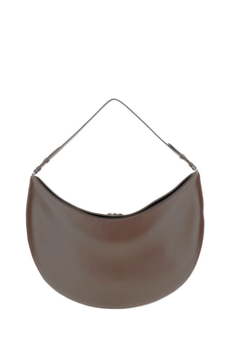 Jacquemus Half-Moon Calf Leather Shoulder Bag With Adjustable Strap