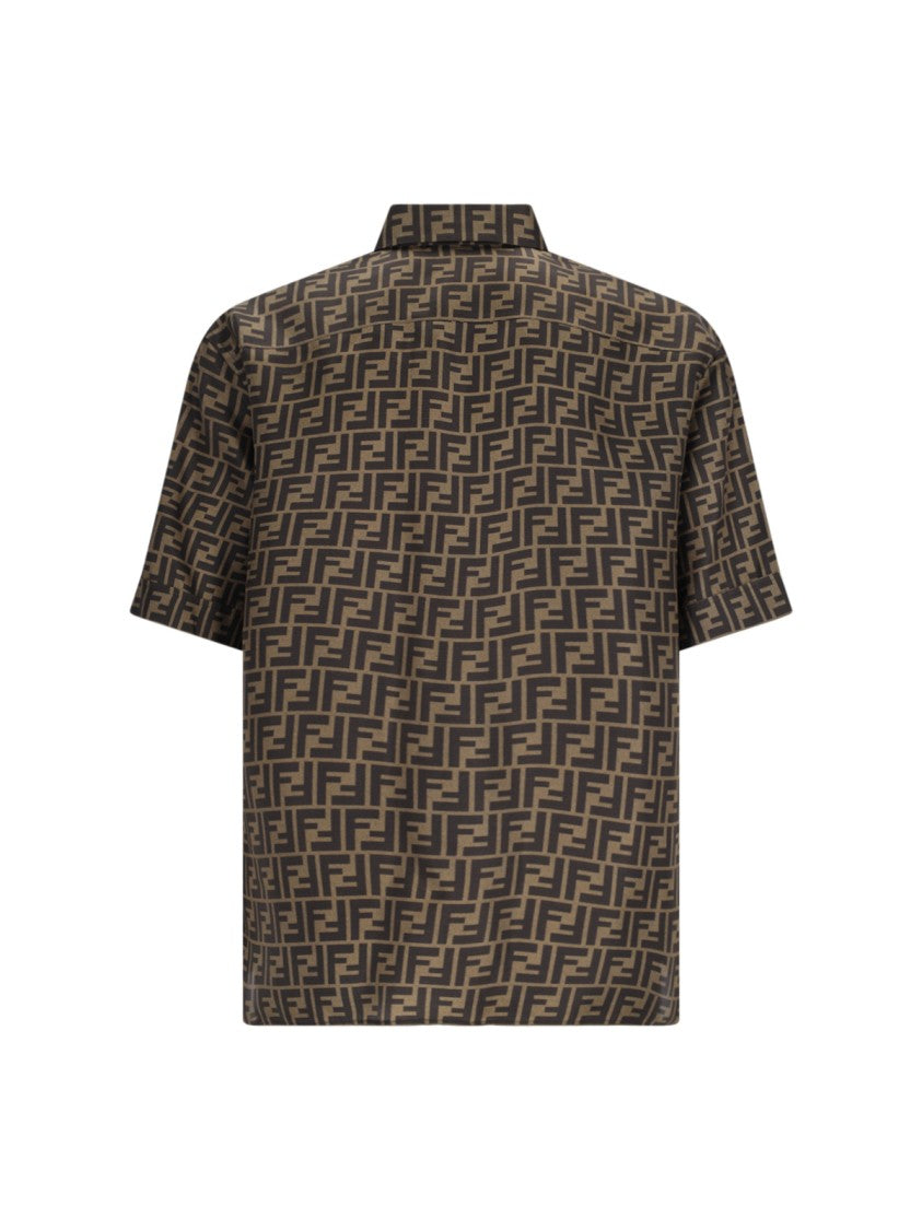 Fendi Ff Shirt – Brown