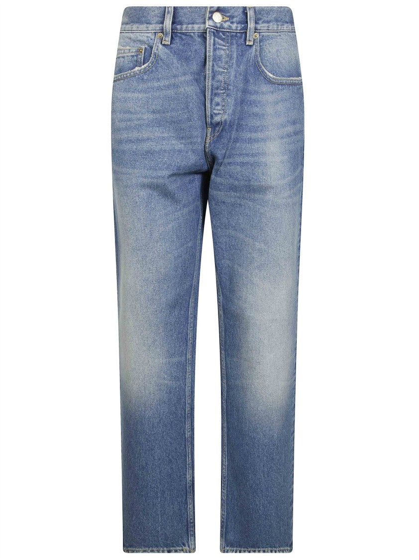 Golden Goose Loose Medium Blue Washed Denim Jeans