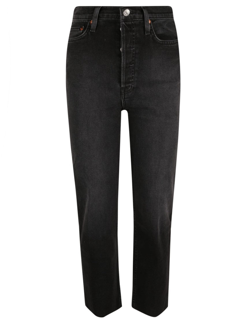 Re/Done 70S Stove Pipe Cotton Jeans