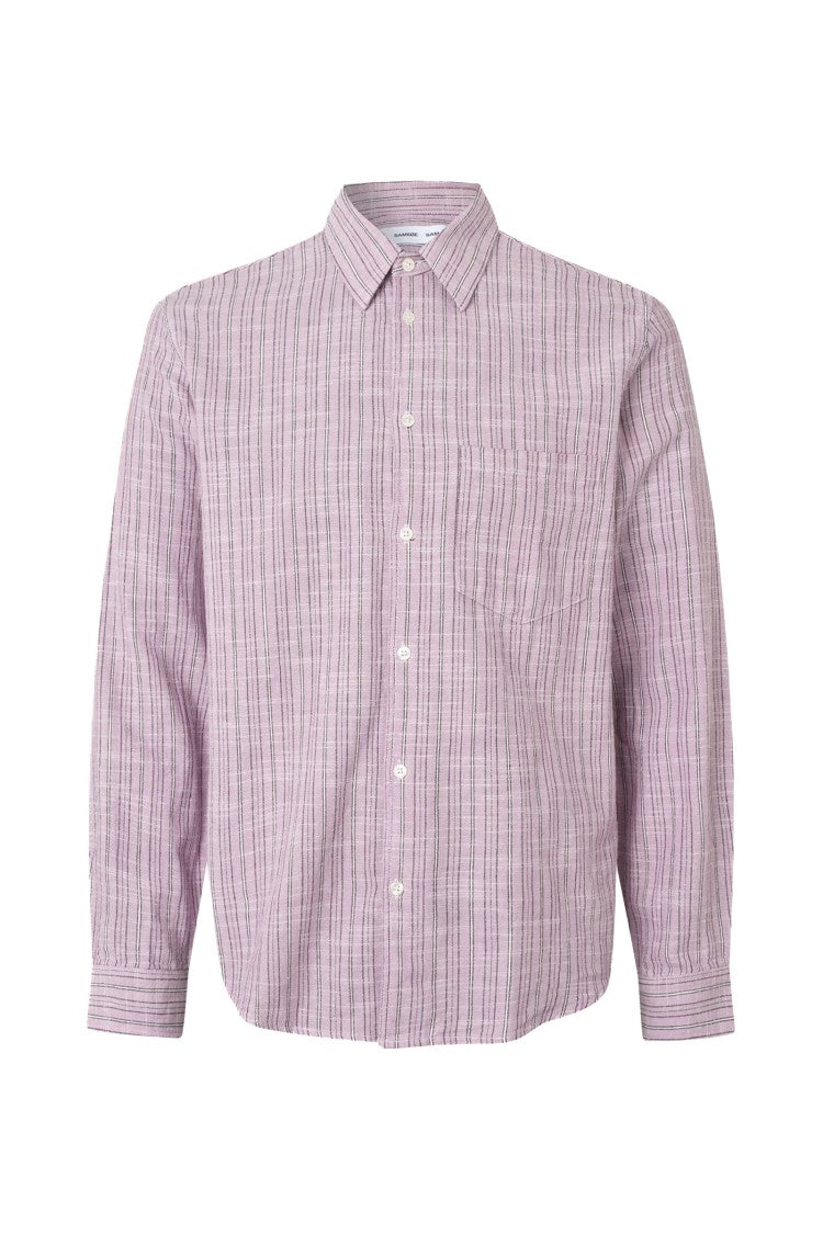 Samsoe Samsoe Striped Regular Fit Long Sleeve Shirt