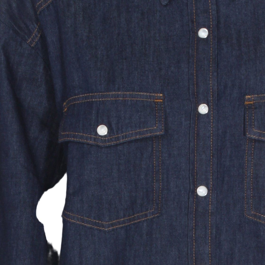 Khaite Structured Denim Shirt