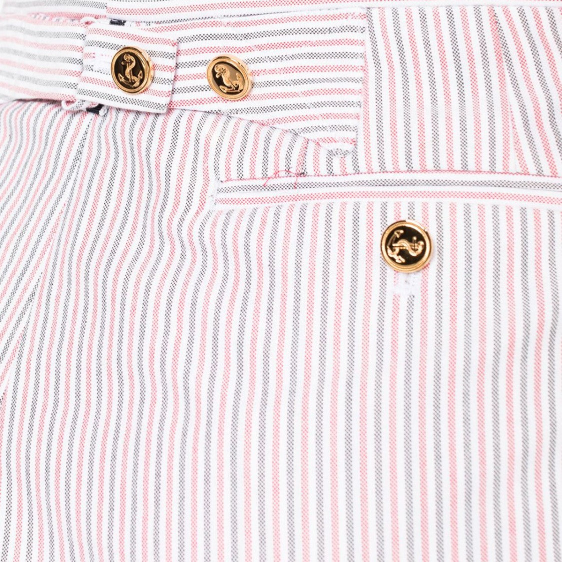 Thom Browne Multicolour Cotton Vertical Stripe Shorts