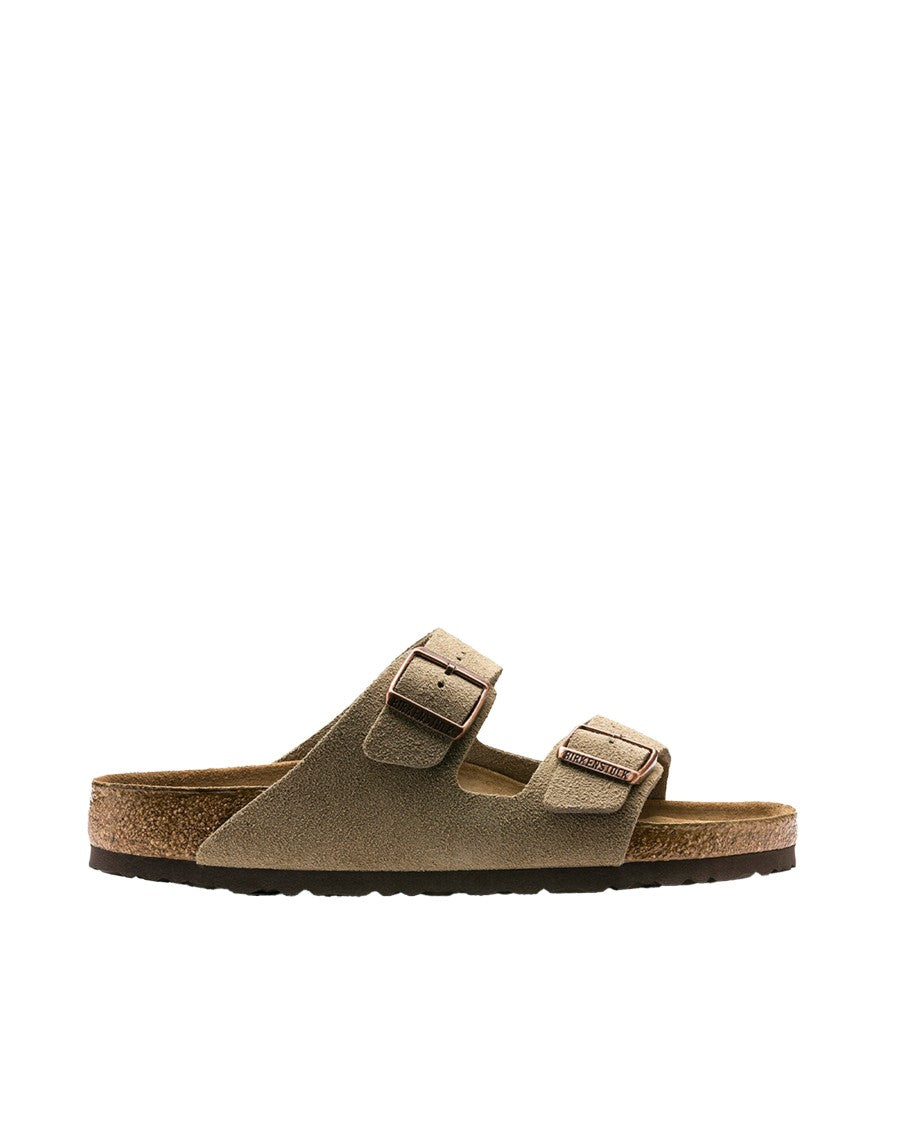 Birkenstock Arizona Sbf Taupe Slipper - Size S