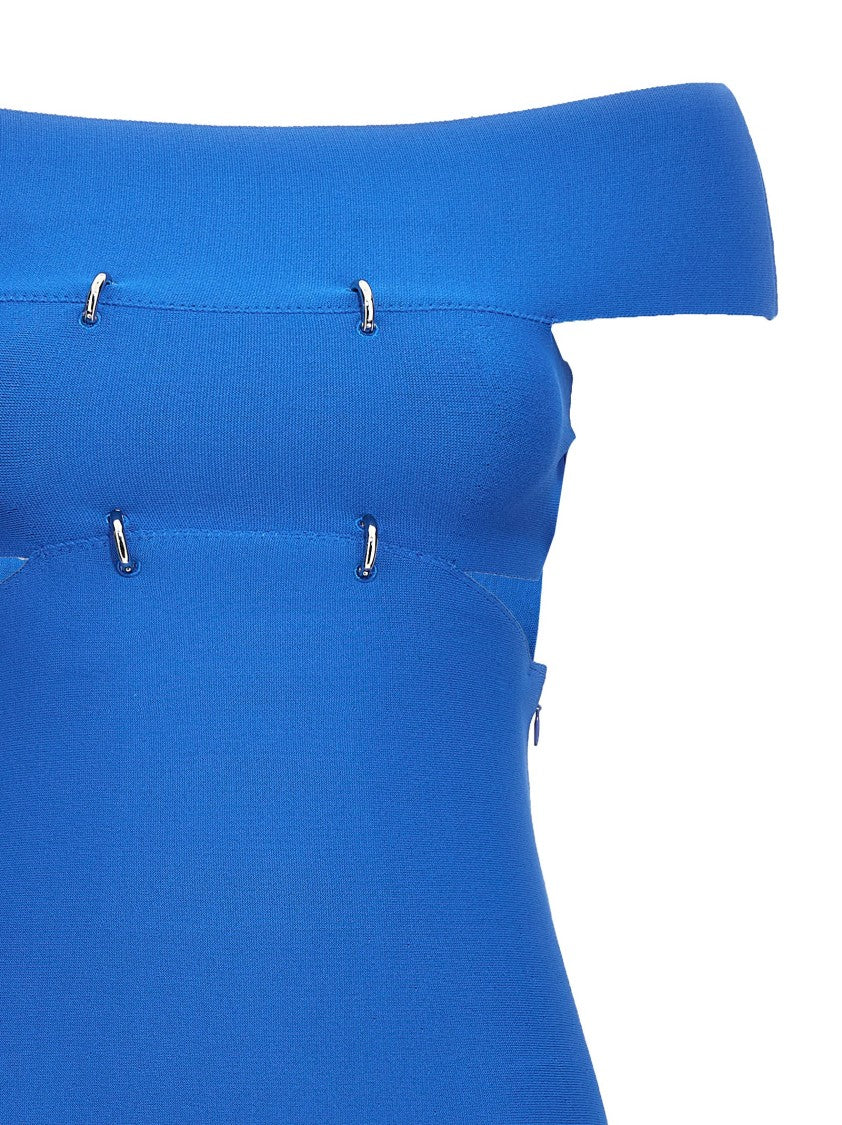 Alexander Mcqueen Off-Shoulder Puffer Dress