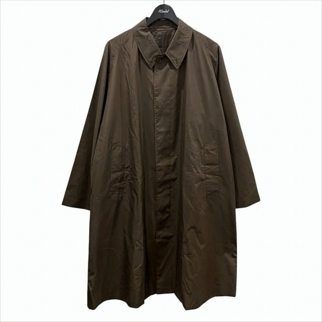 Kaptain Sunshine Classic Brown Silk-Blend Jacket With Concealed Buttons