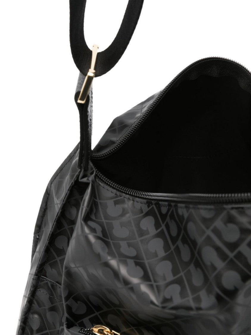 Gherardini Grey Shoulder Bag With Adjustable Strap